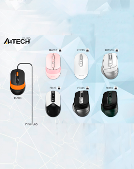 В MIDICT GROUP доступны новые бесшумные мыши A4Tech Fstyler для концентрации на работе 