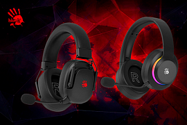 В MIDICT доступны универсальные гарнитуры GR520 и GR585 с поддержкой двух беспроводных технологий от Bloody